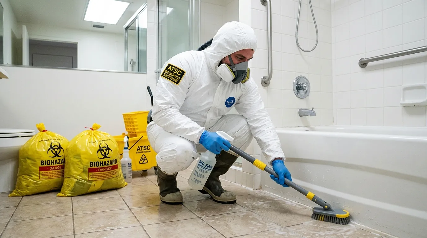 Decontamination equipment deployed for Blood Cleanup in Marlboro